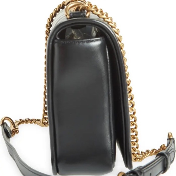 Tory Burch Quilted Chain Bag in Black/Rolled Gold - Picture 4 of 15